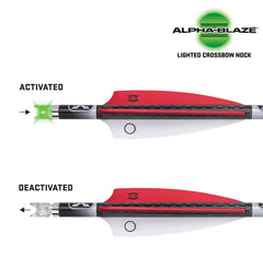 TenPoint Lighted Alpha-Blaze Pro Elite 400 20-inch Carbon Crossbow Arrows TenPoint Lighted Alpha-Blaze Pro Elite 400 20-inch Carbon Crossbow Arrows