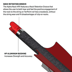 TenPoint 20-inch Lighted CenterPunch HPX Premium Carbon Arrows (3-pack)